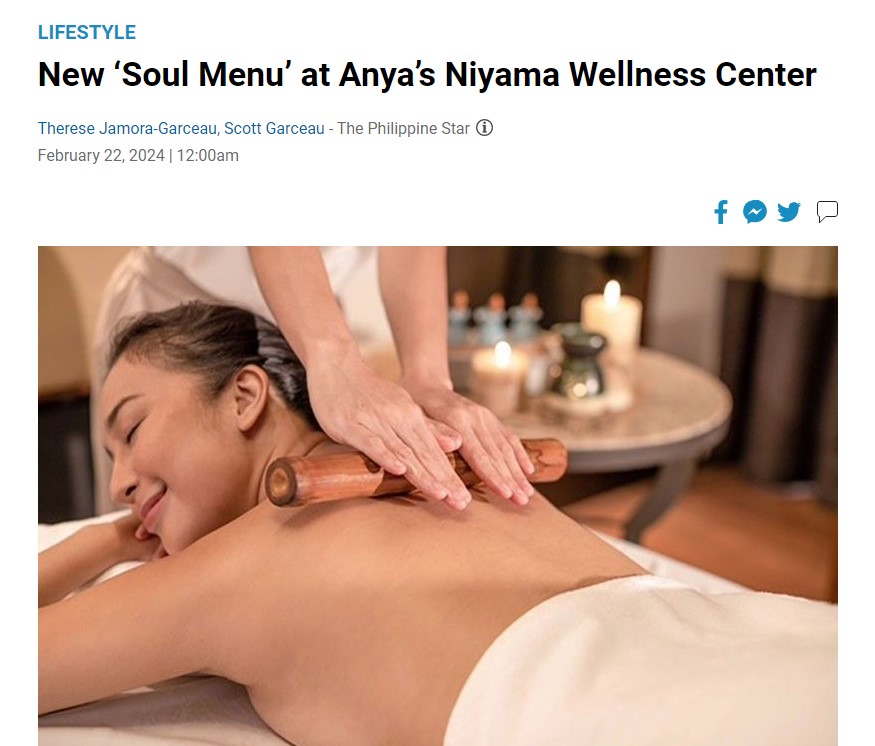 New ‘Soul Menu’ at Anya’s Niyama Wellness Center